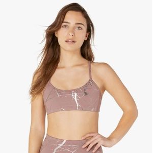 Beyond Yoga Dusty Mauve-Shiny Gunmetal Marble